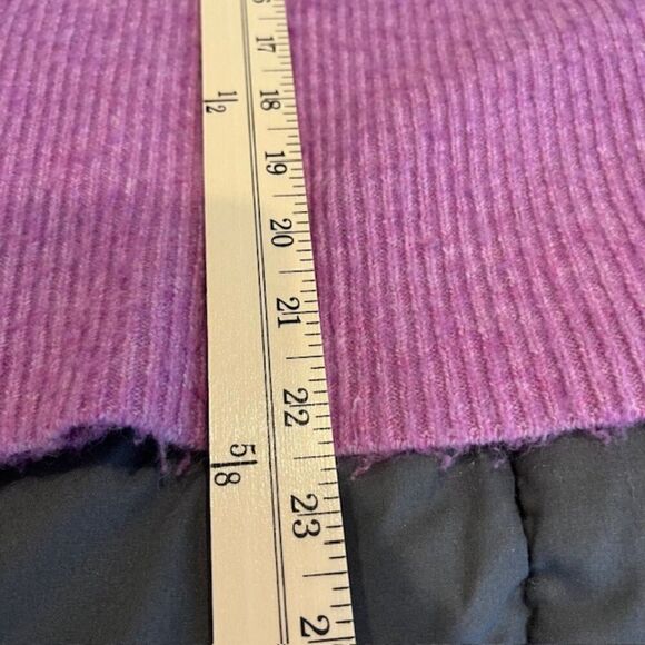 Elodie Wool Blend Crew Neck Split Hem Wide Sleeved Sweater Oversized Small - Picture 9 of 11